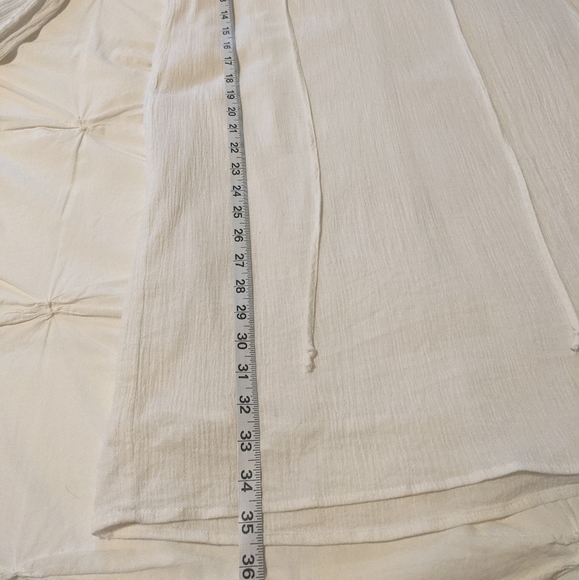 Michael Kors White Cotton Swim coverup & fully lined Dress - Picture 4 of 9